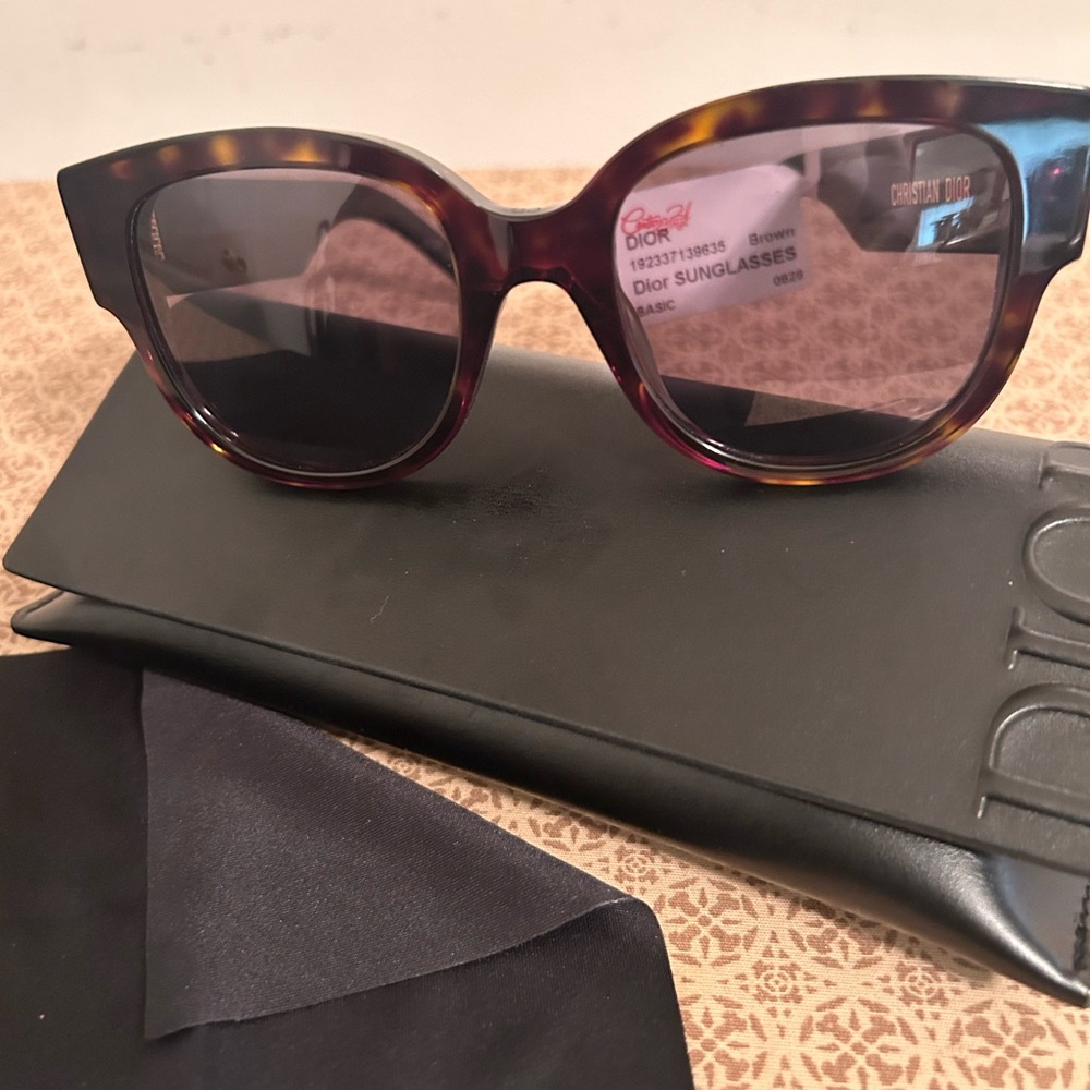 Dior Women's Tortoise Shell Sunglasses